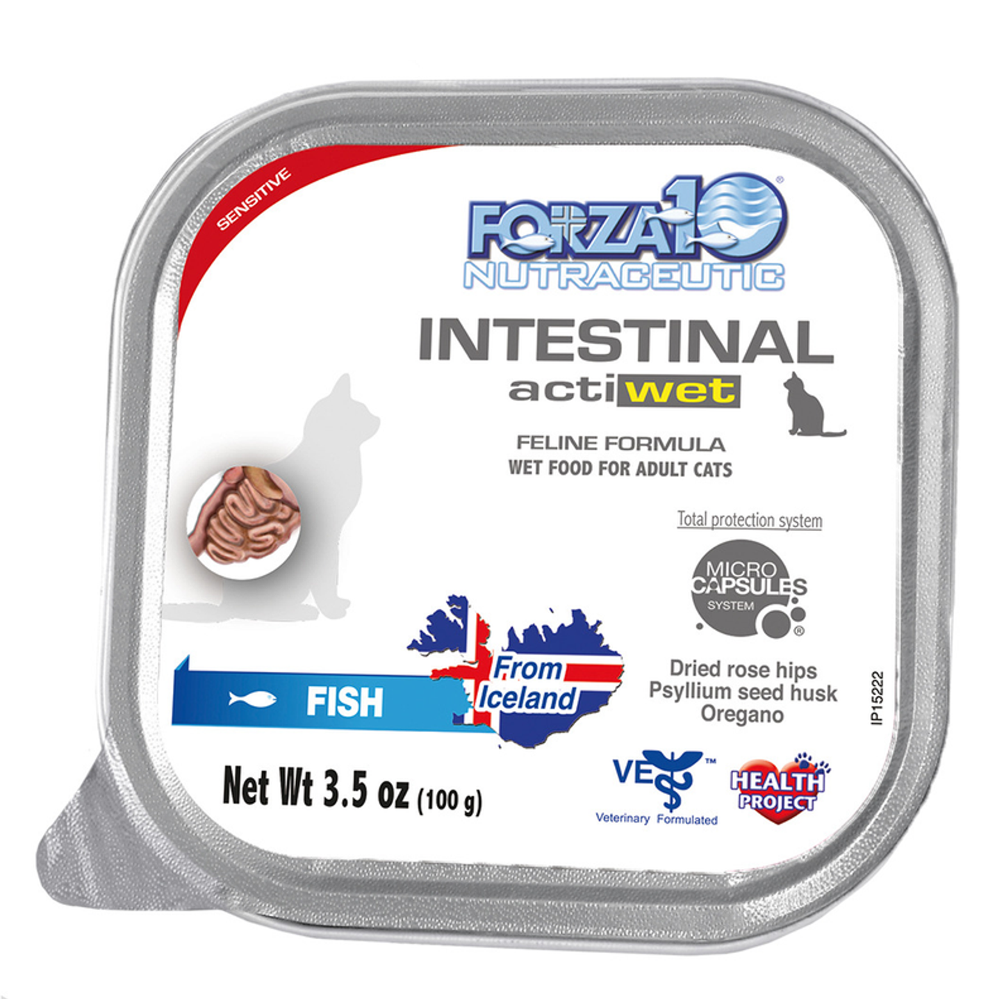 Forza10 ActiWet Intestinal Fish Canned Cat Food, 32 x 3.5 oz