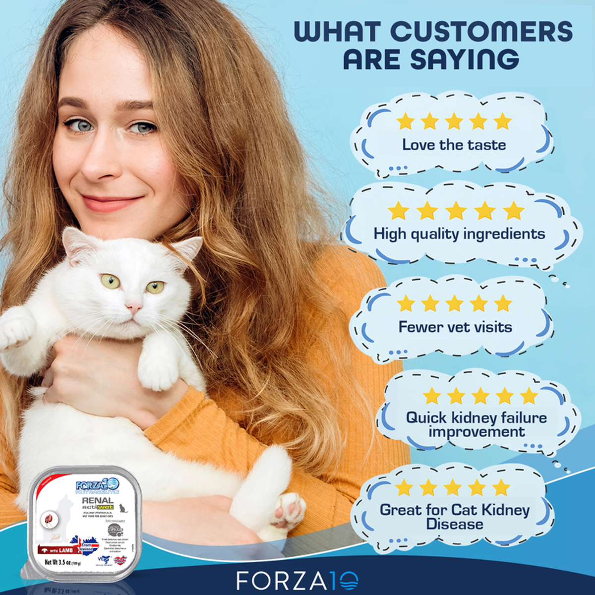 Forza10 ActiWet Renal Support Canned Cat Food, 32 x 3.5 oz