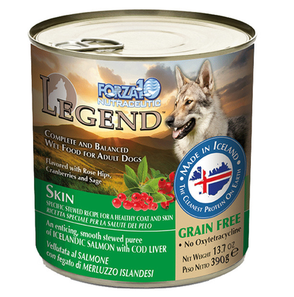 Forza10 Legend Skin Icelandic Fish Canned Dog Food, 12 x 13.7 oz