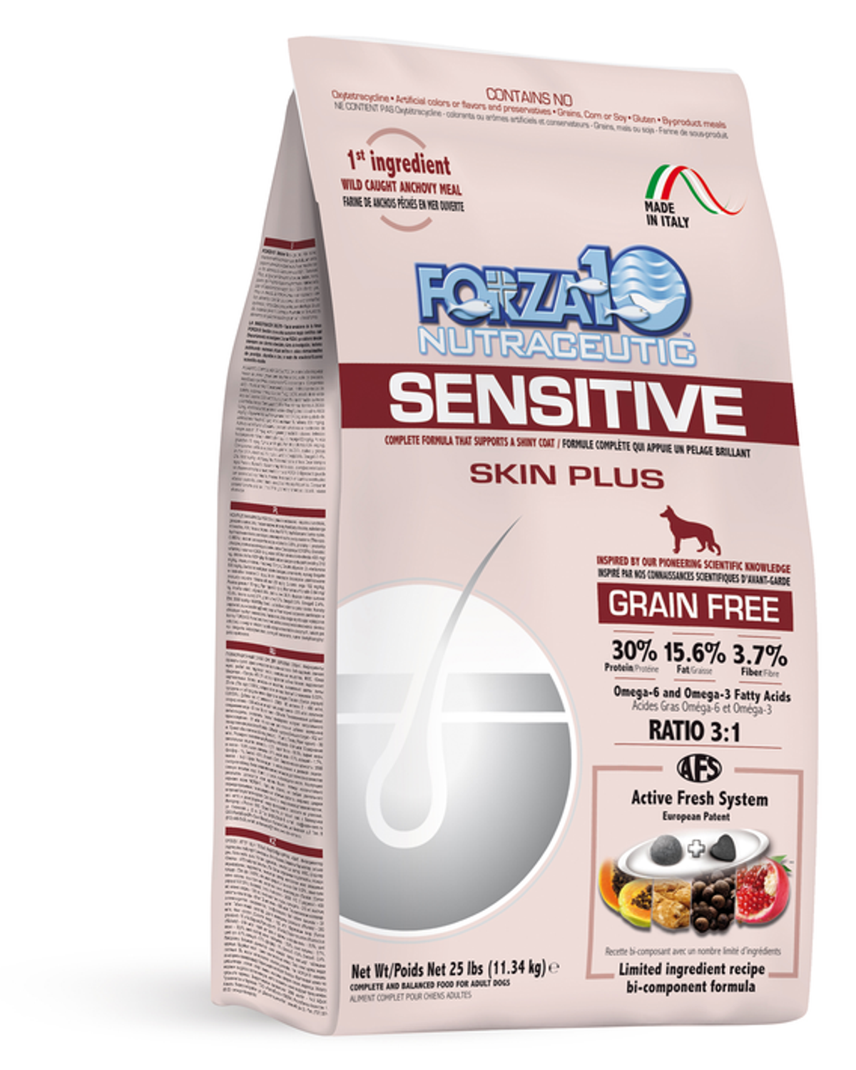 Forza10 Sensitive Skin Plus Grain-Free Dry Dog Food