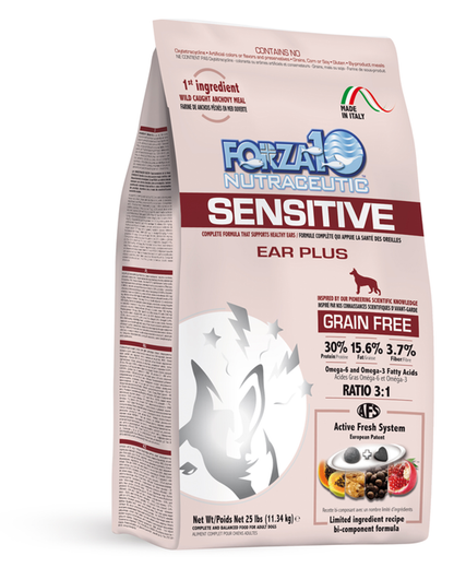 Forza10 Sensitive Ear Plus Grain-Free Dry Dog Food
