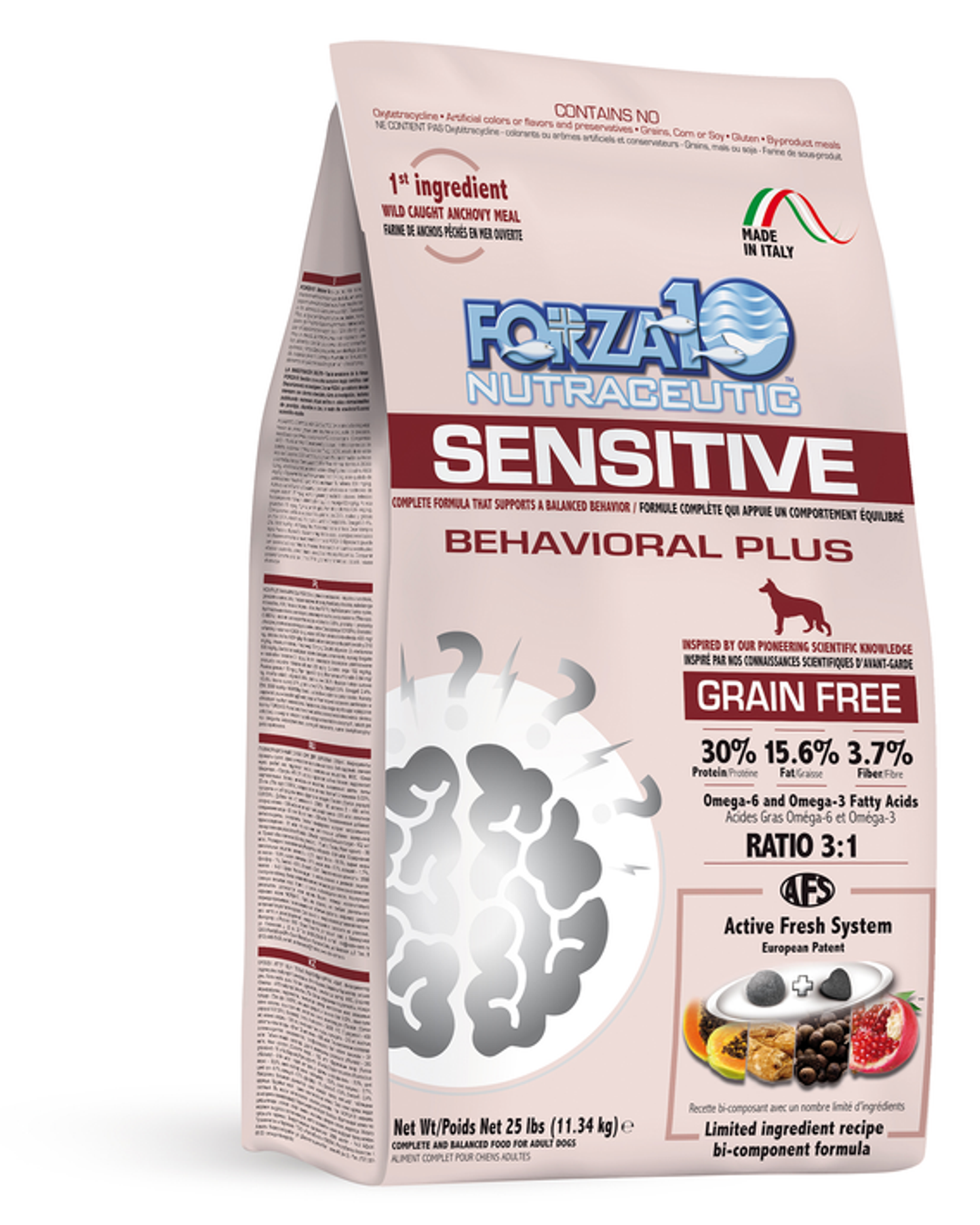 Forza10 Sensitive Behavioral Plus Grain-Free Dry Dog Food
