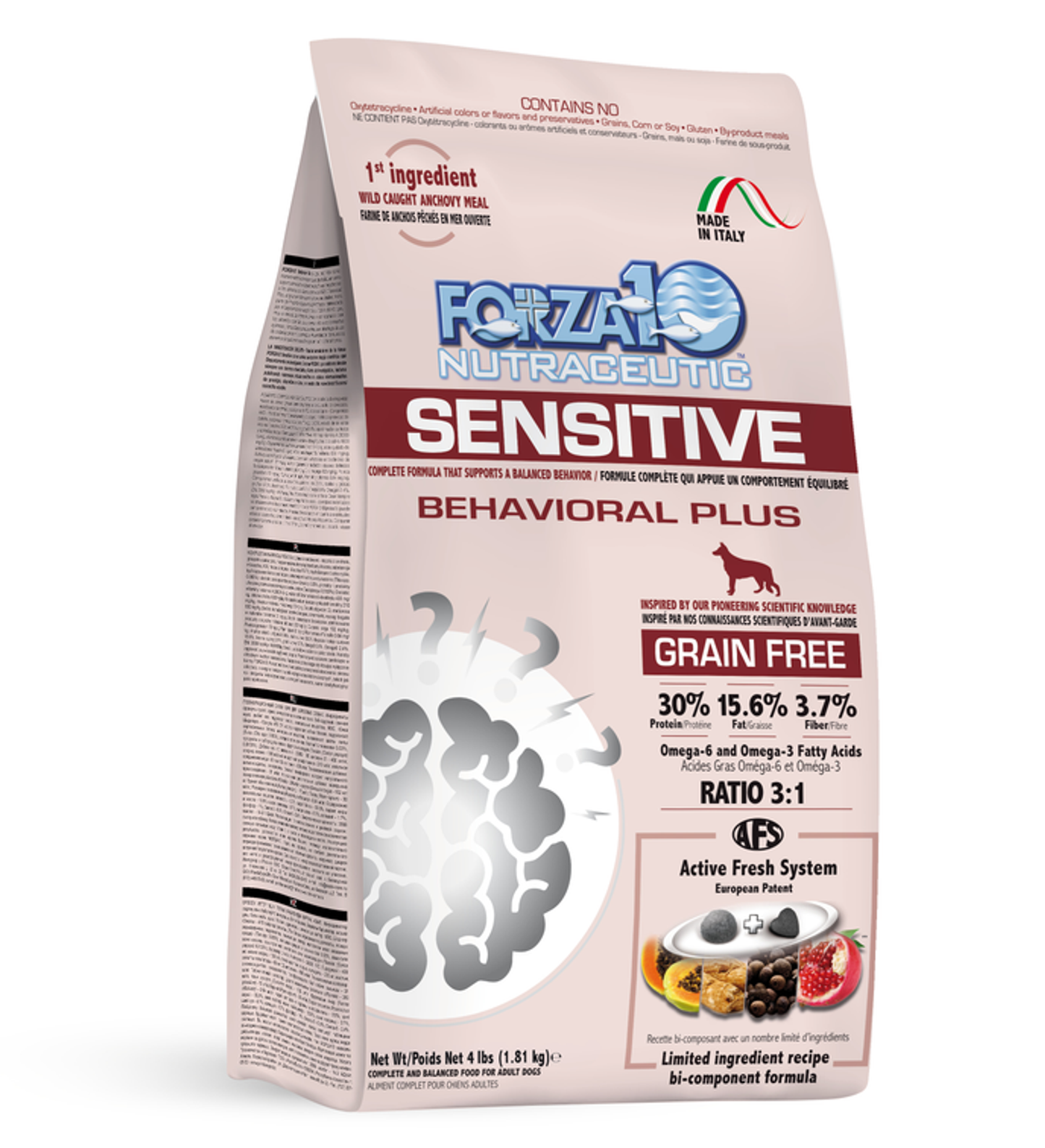 Forza10 Sensitive Behavioral Plus Grain-Free Dry Dog Food