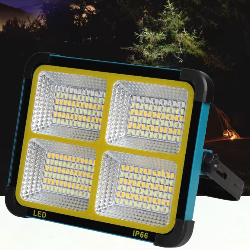 Solar-powered LED lamp