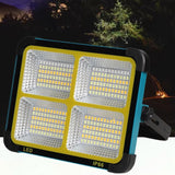 Solar-powered LED lamp