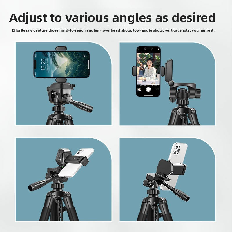 Adjustable Smartphone Camera Tripod with Fill Light