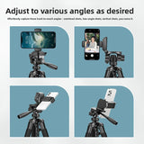Adjustable Smartphone Camera Tripod with Fill Light