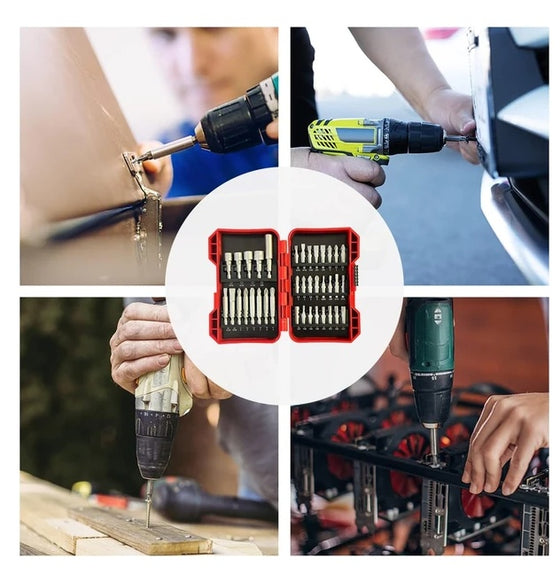 Bit set used on home and car projects