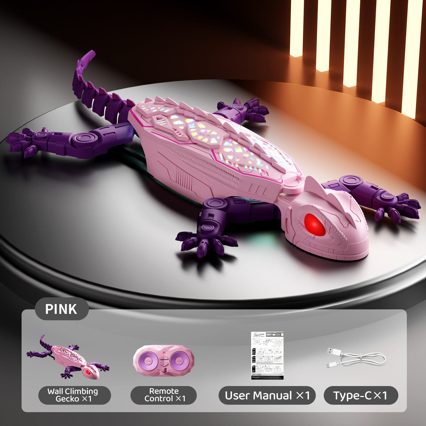 Electric Remote-Controlled Climbing Lizard Toy