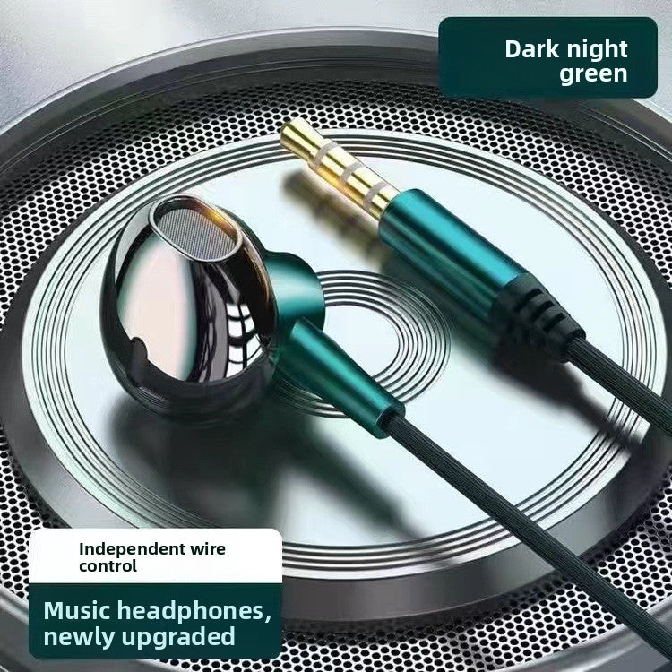 Metal In-Ear Wired Headphones with Microphone