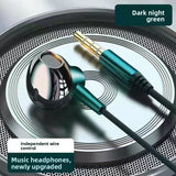 Metal In-Ear Wired Headphones with Microphone