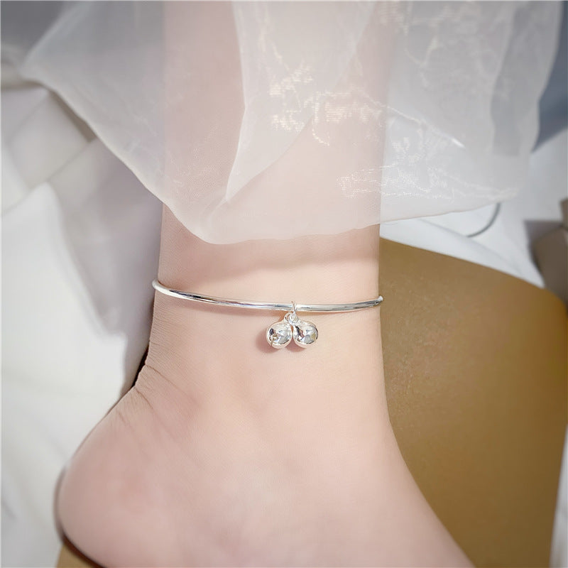 Handmade Geometric Open Copper Anklet for Women
