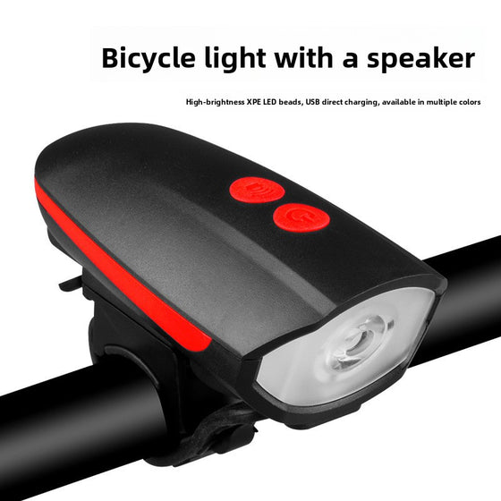 2-in-1 Bicycle Horn and Headlight, image 1 of 10