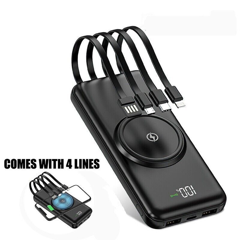 20000mAh Power Bank 5 USB Fast Charging Pack