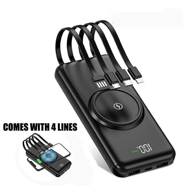20000mAh Power Bank 5 USB Fast Charging Pack