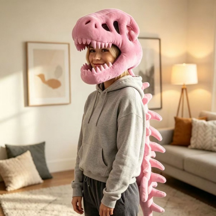 Dinosaur Head Mask Skeleton