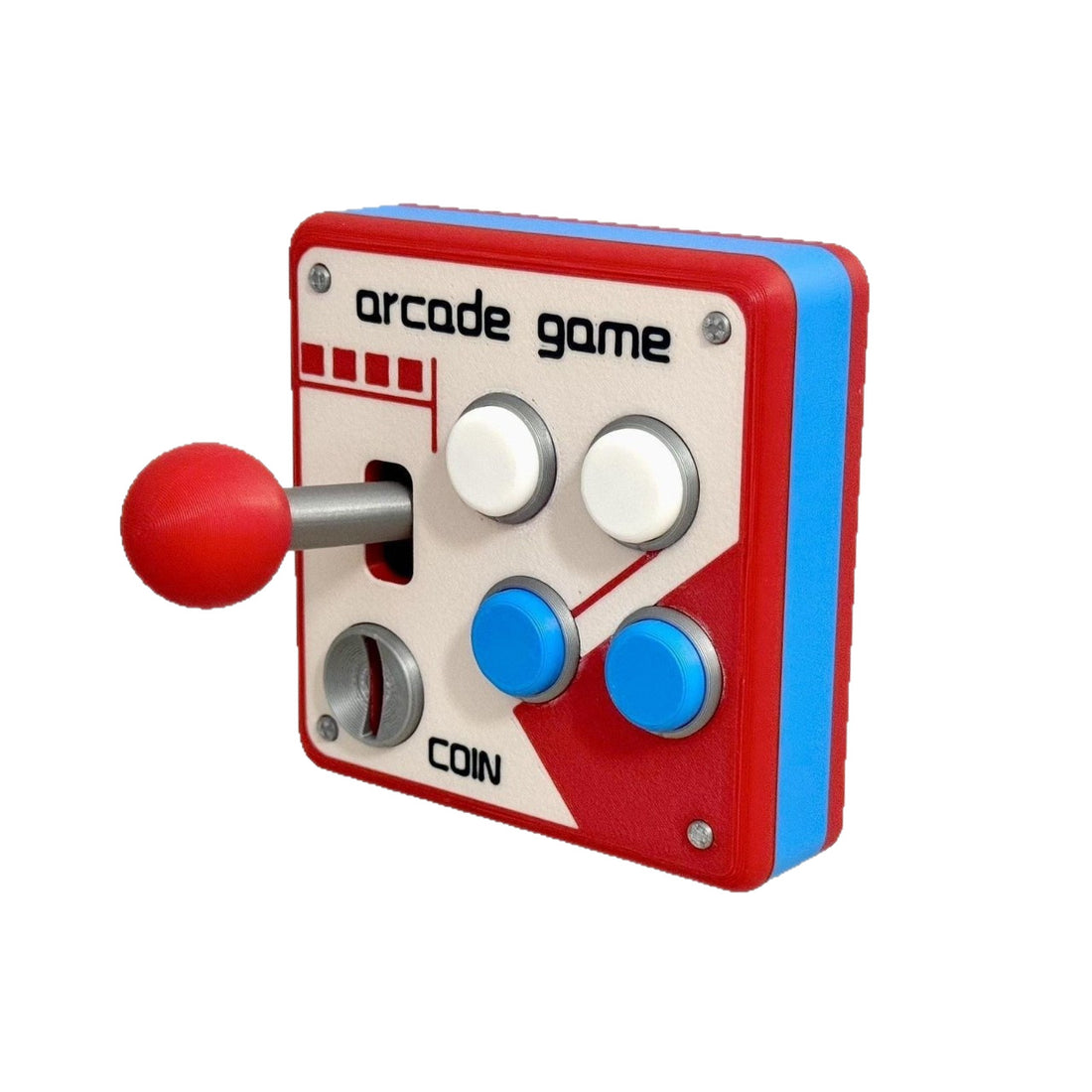 Retro arcade machine style 3D printed light switch cover, photo 1