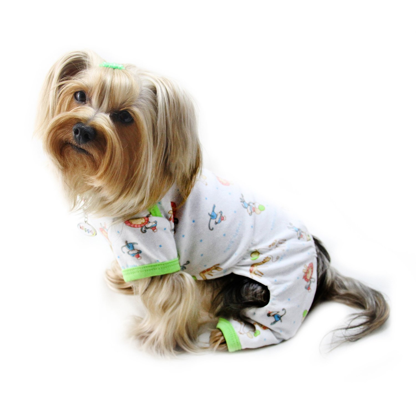 Knit Cotton Dog Pajamas with Party Animals