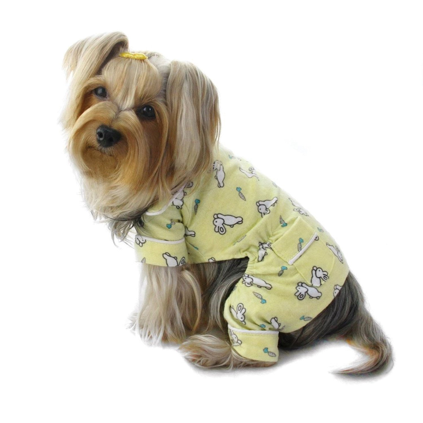 Klippo Hopping Bunny Flannel Dog Pajamas
