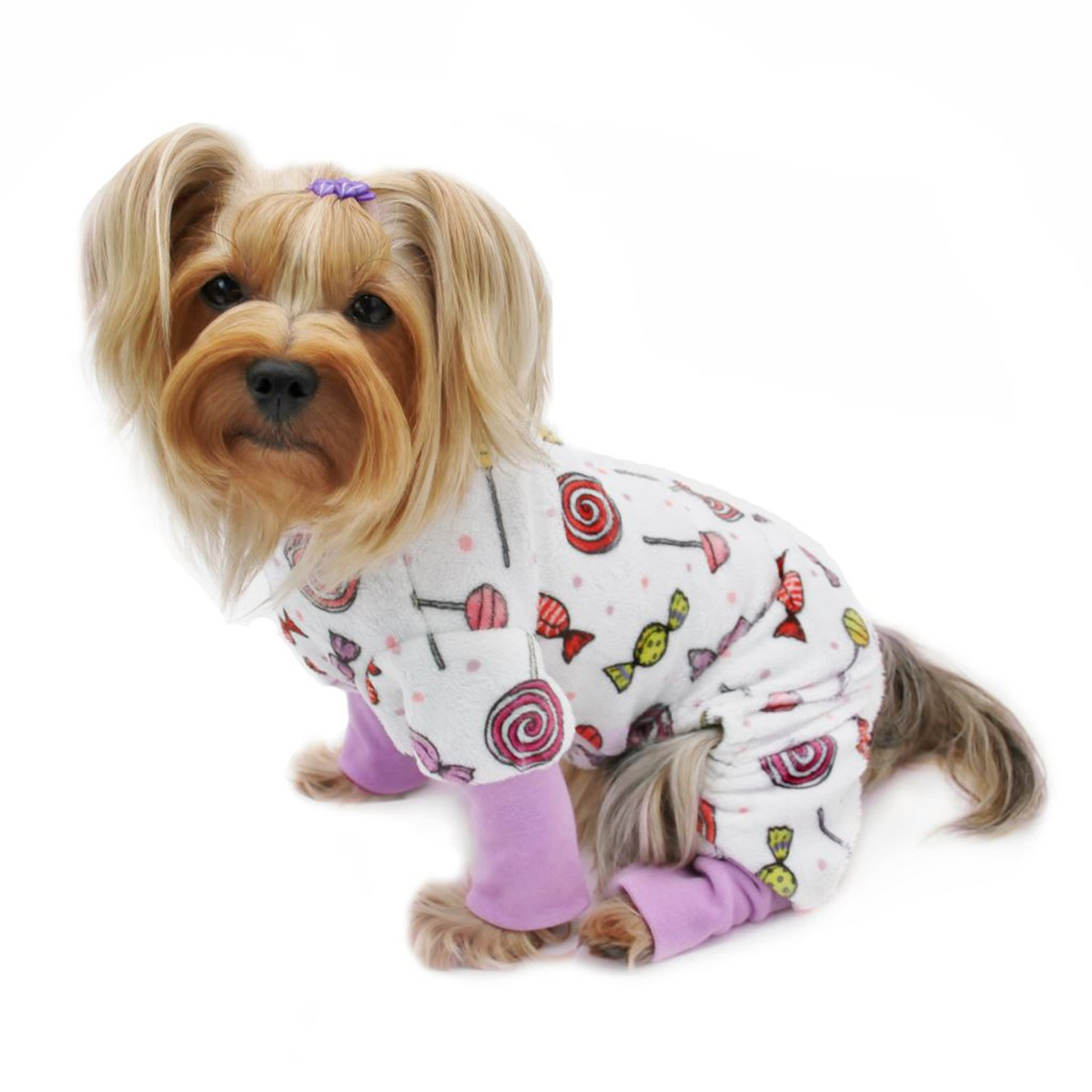 Ultra Soft Plush Minky Sweet Candies Dog Pajamas