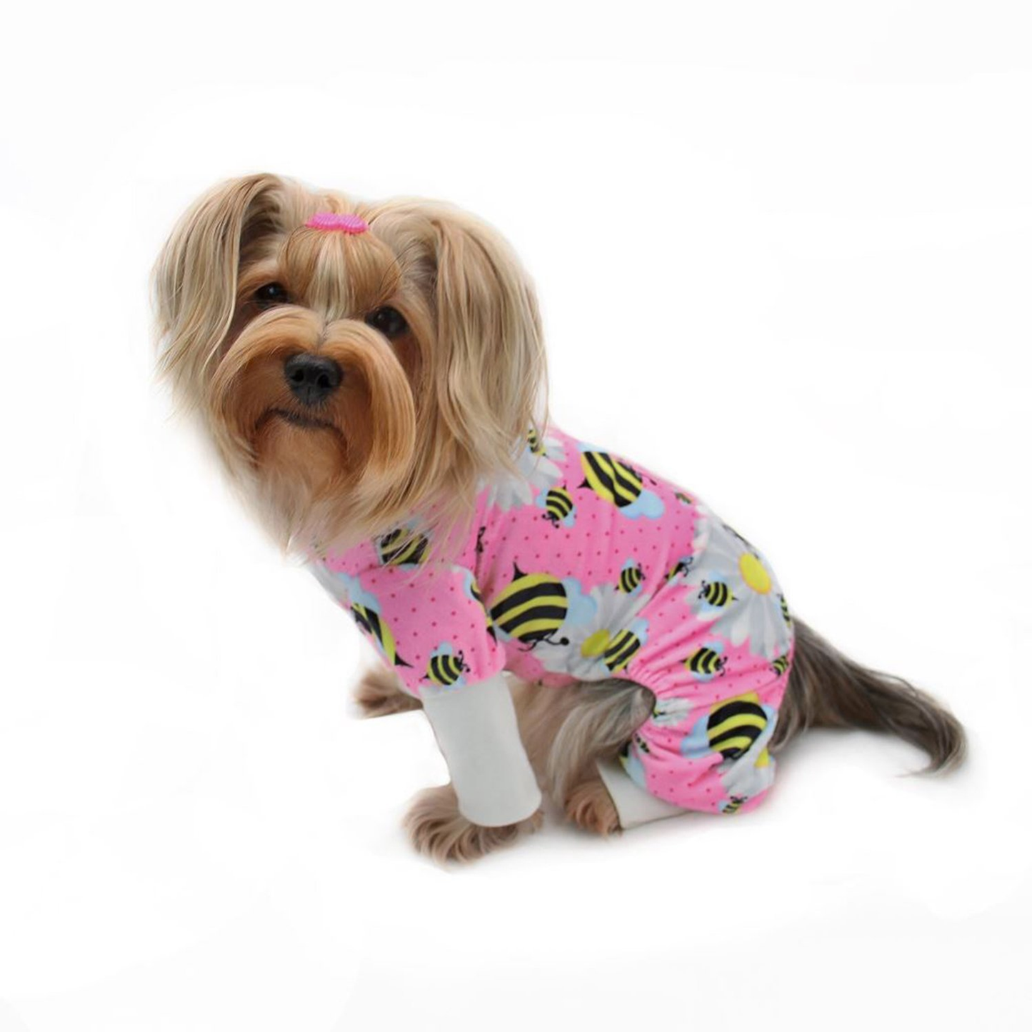 Klippo Ultra Soft Minky Bumblebee & Flower Dog Pajamas