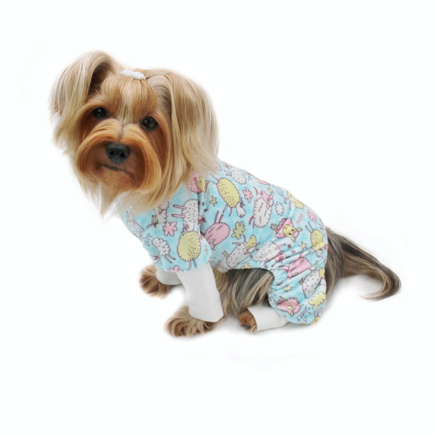 Ultra Soft Plush Minky Funny Sheep Dog Pajamas