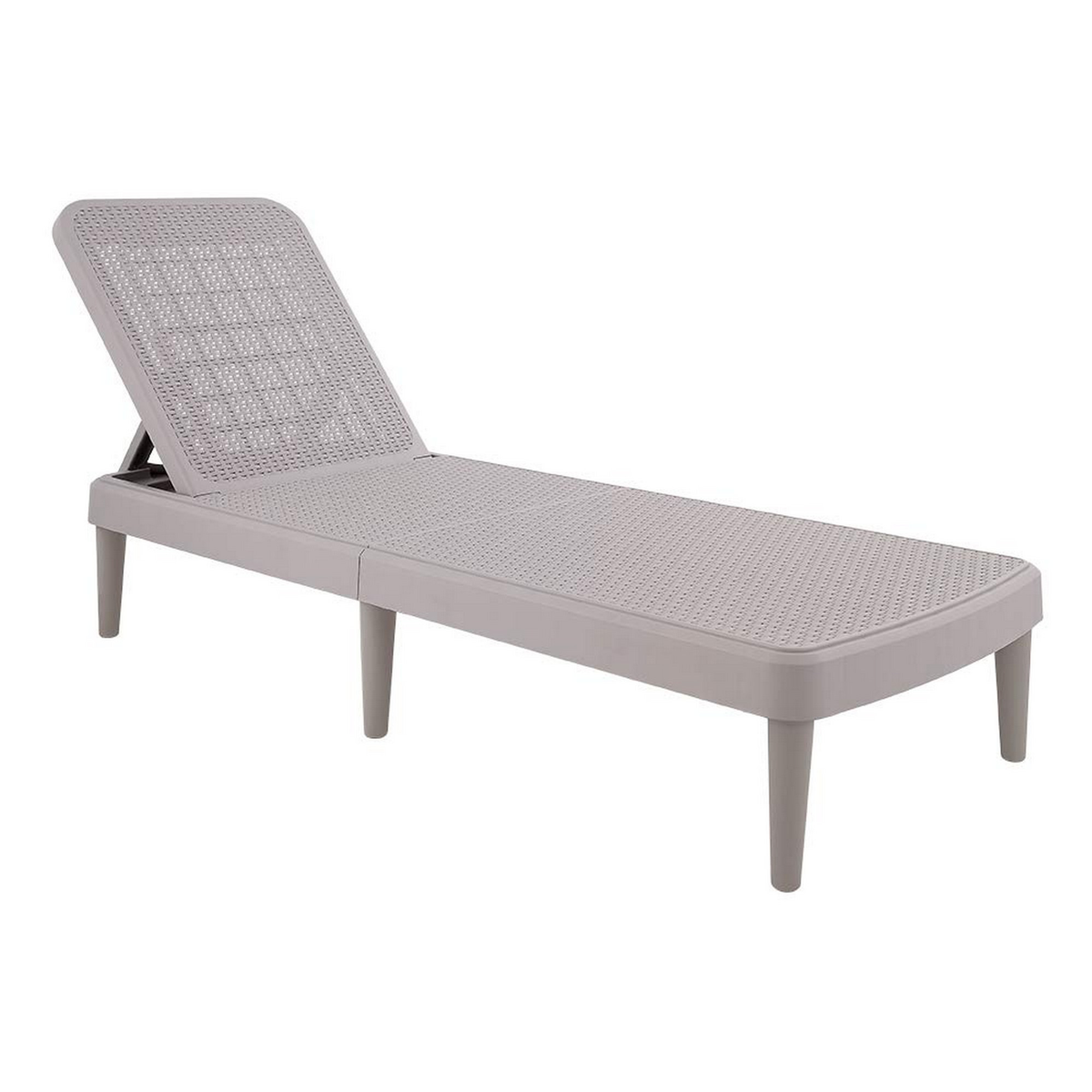Heavy-Duty Plastic Outdoor Stacking Chaise Lounge