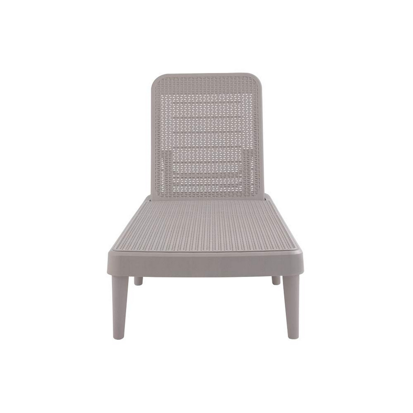 Heavy-Duty Plastic Outdoor Stacking Chaise Lounge