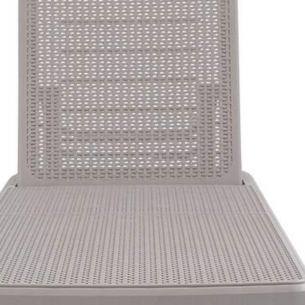 Heavy-Duty Plastic Outdoor Stacking Chaise Lounge