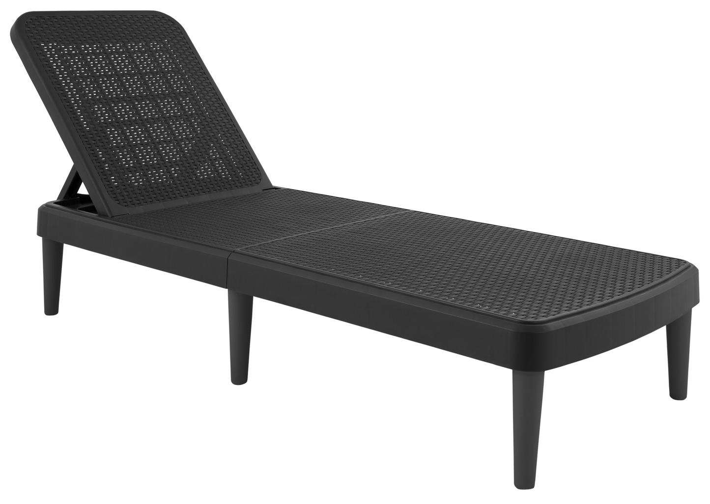 Heavy-Duty Plastic Outdoor Stacking Chaise Lounge
