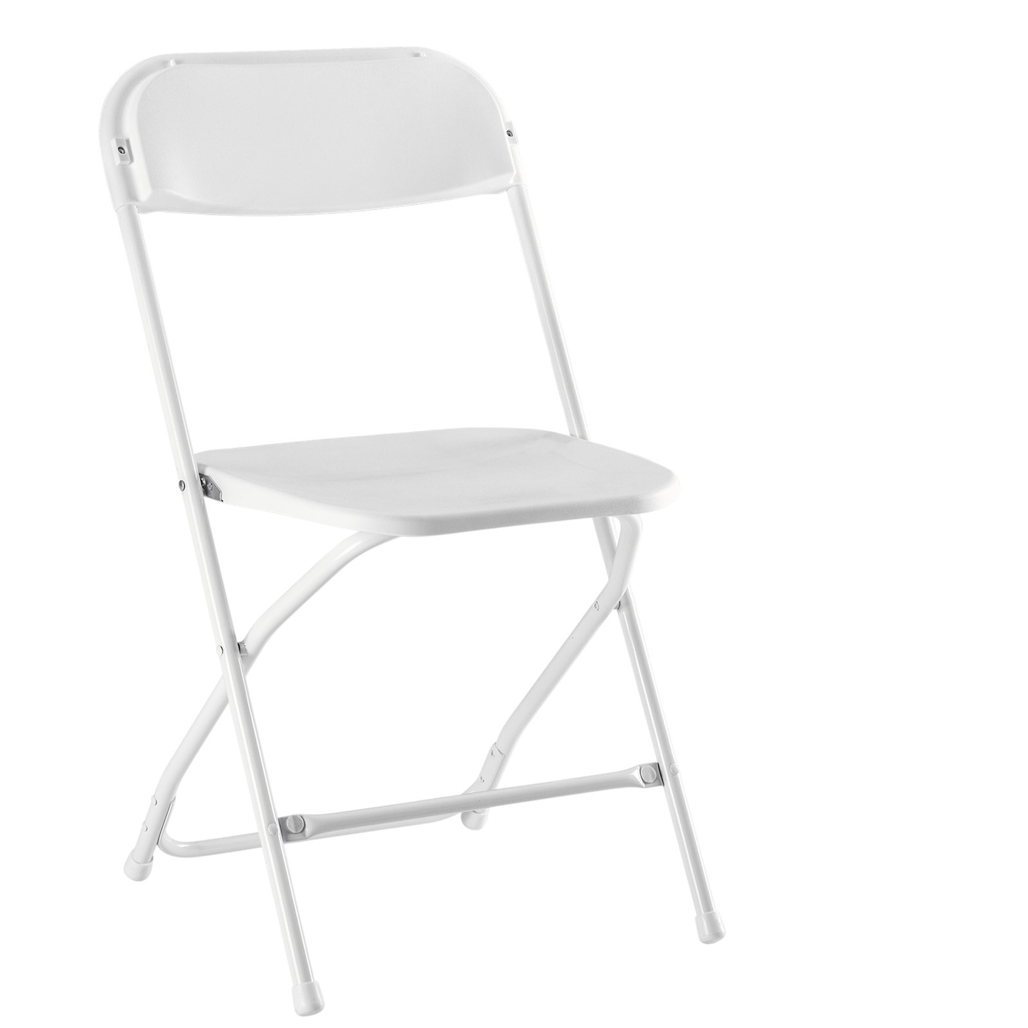 Set of Four Metal Outdoor Folding Stacking Dining Chairs