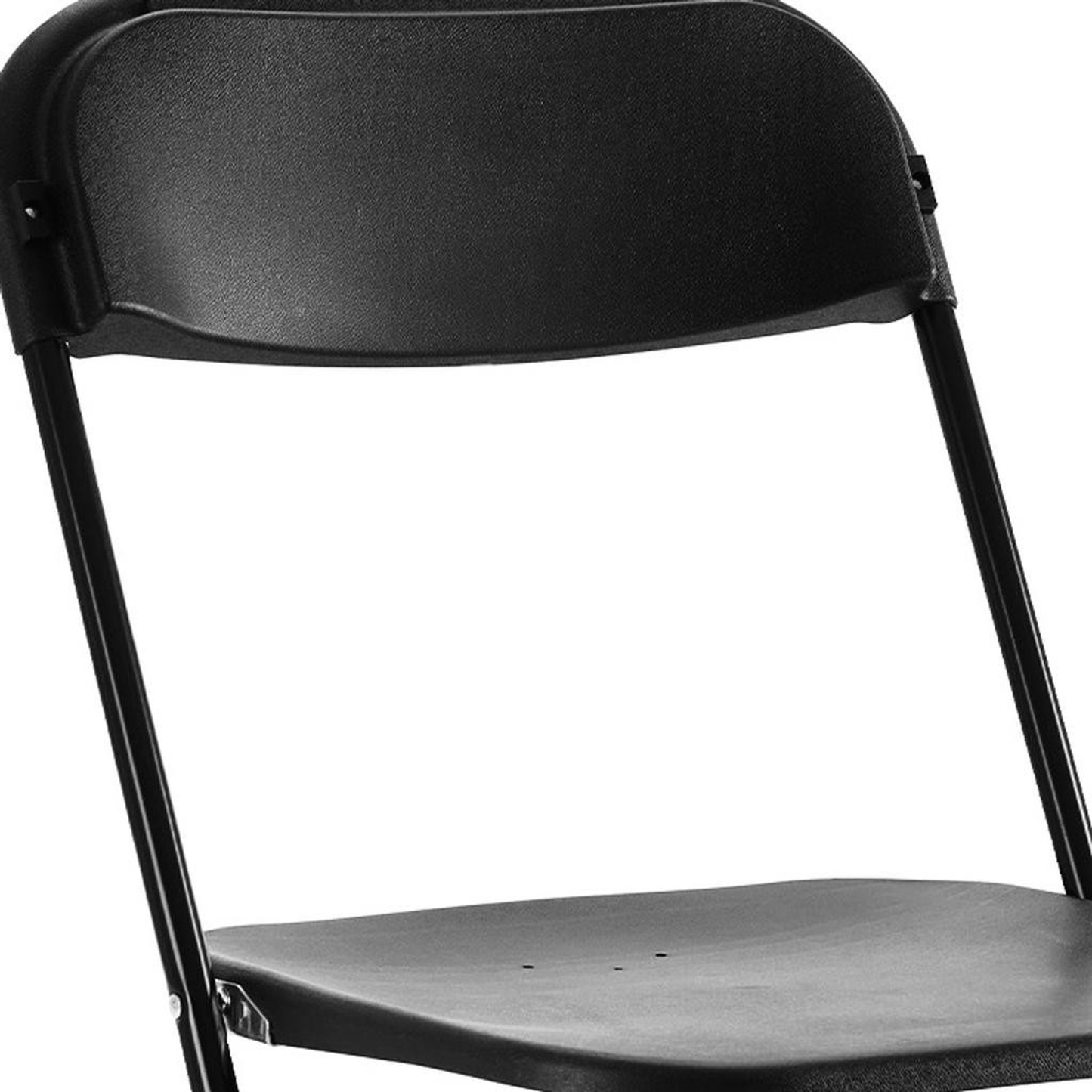 Set of Six Metal Outdoor Folding Stacking Dining Chairs