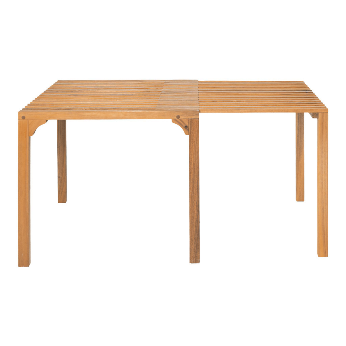 Solid Wood Extendable Outdoor Dining Table