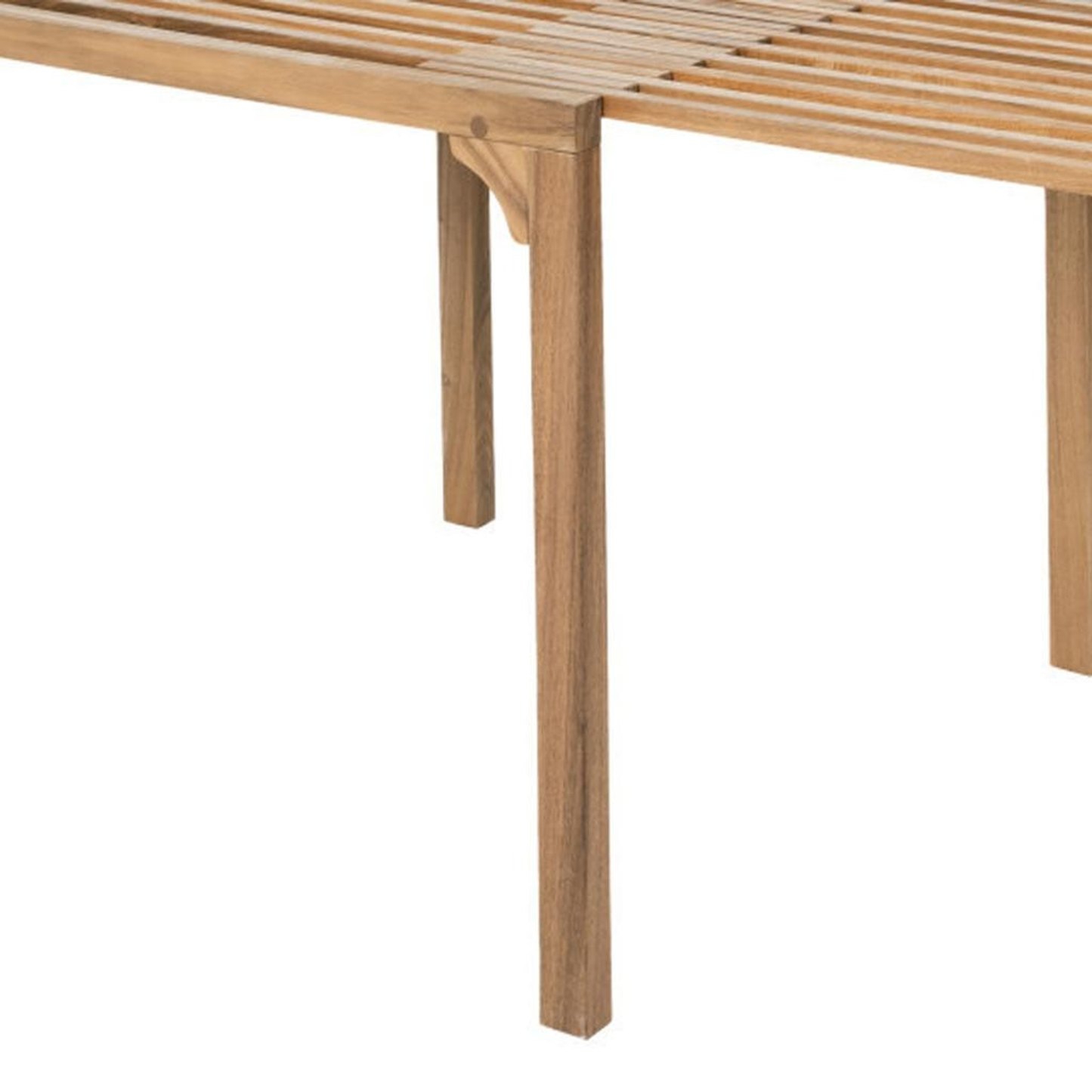 Solid Wood Extendable Outdoor Dining Table