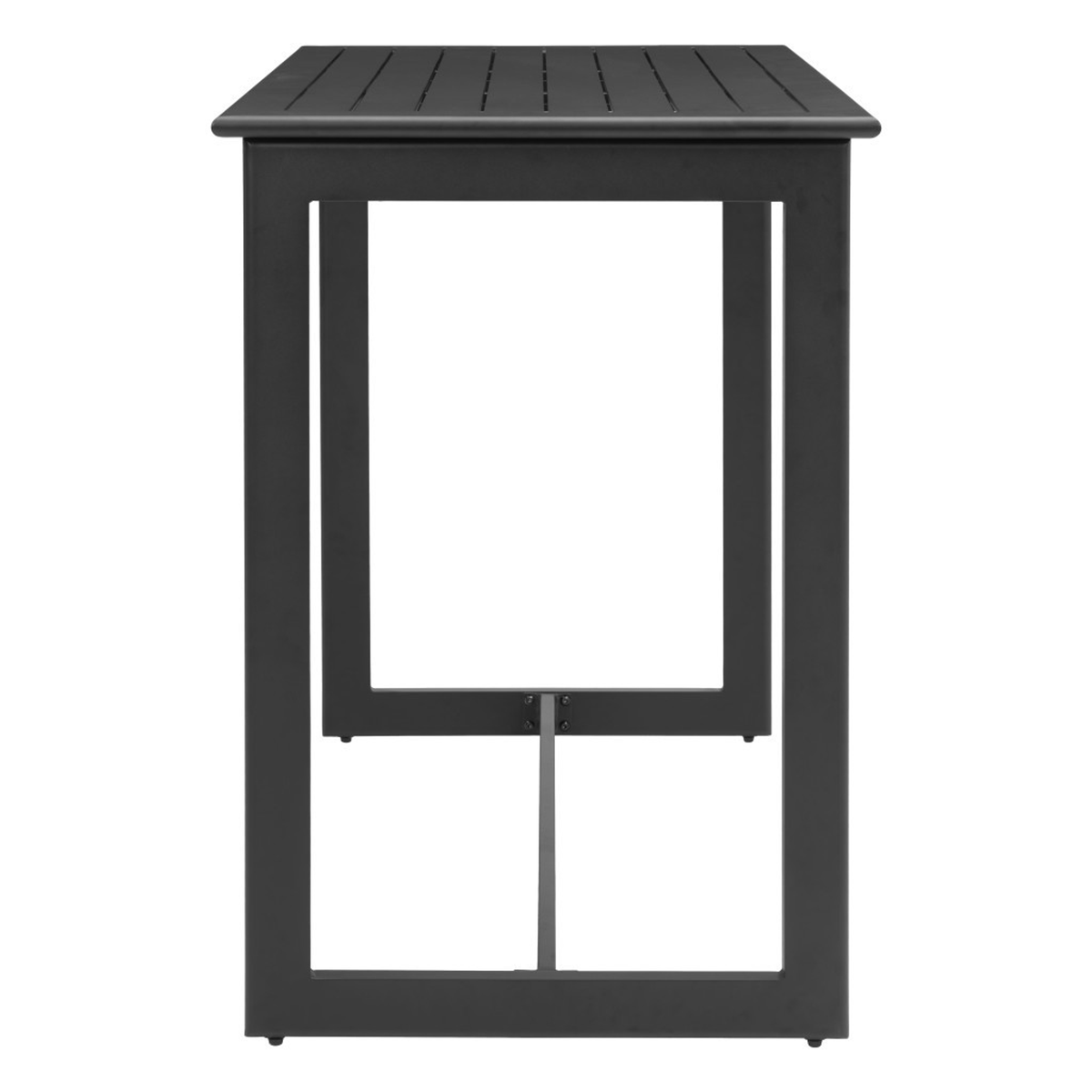 Aluminum Slat Outdoor Bar Table