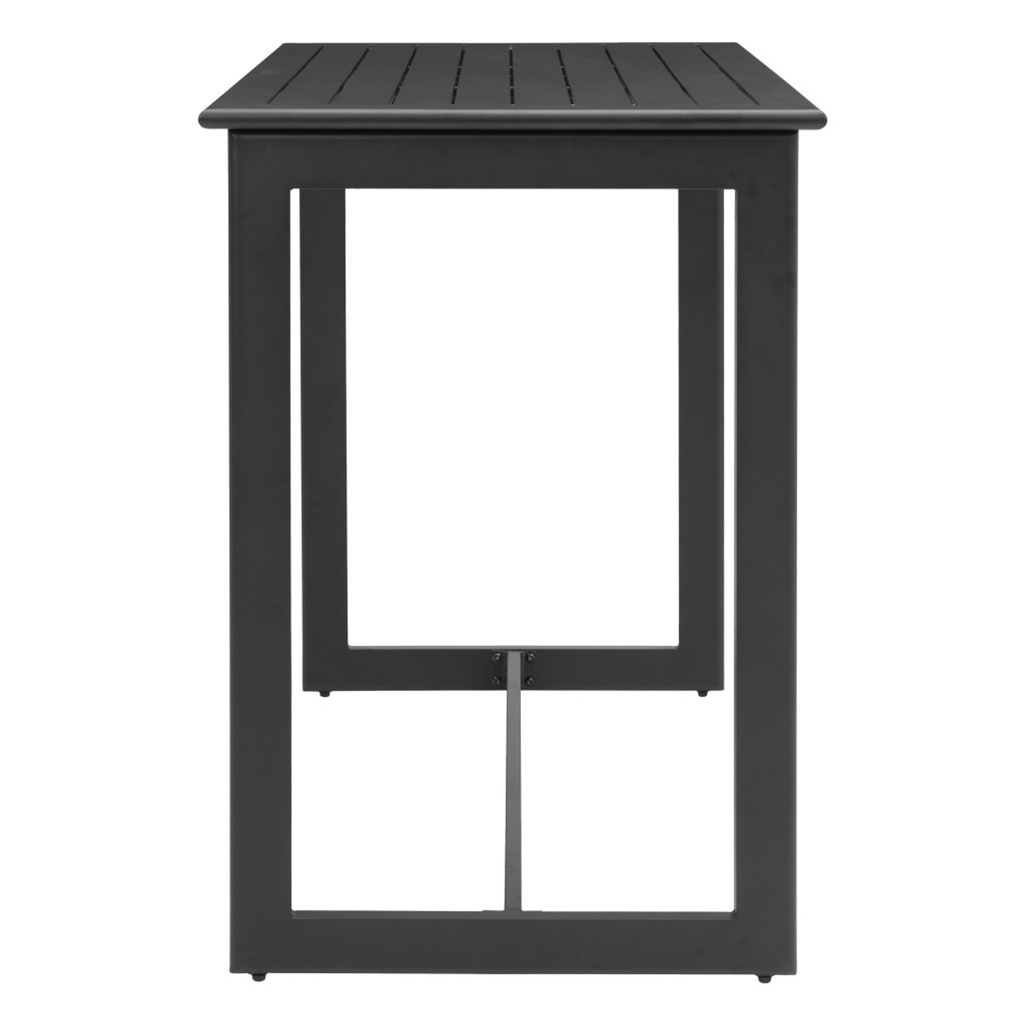 Aluminum Slat Outdoor Bar Table