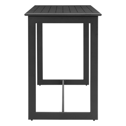 Aluminum Slat Outdoor Bar Table