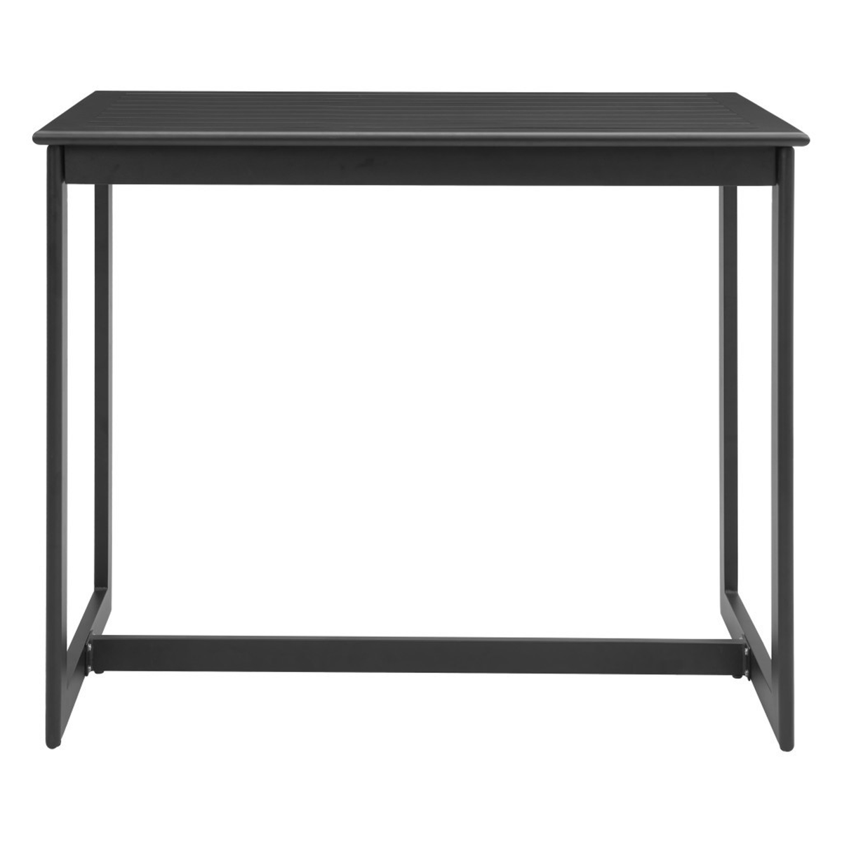 Aluminum Slat Outdoor Bar Table