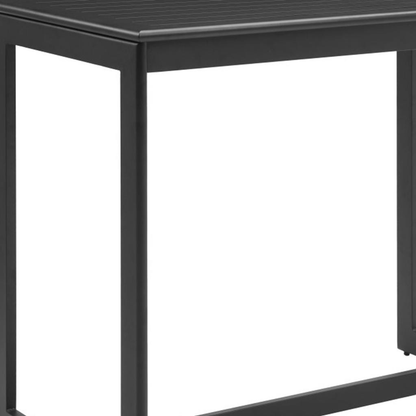 Aluminum Slat Outdoor Bar Table