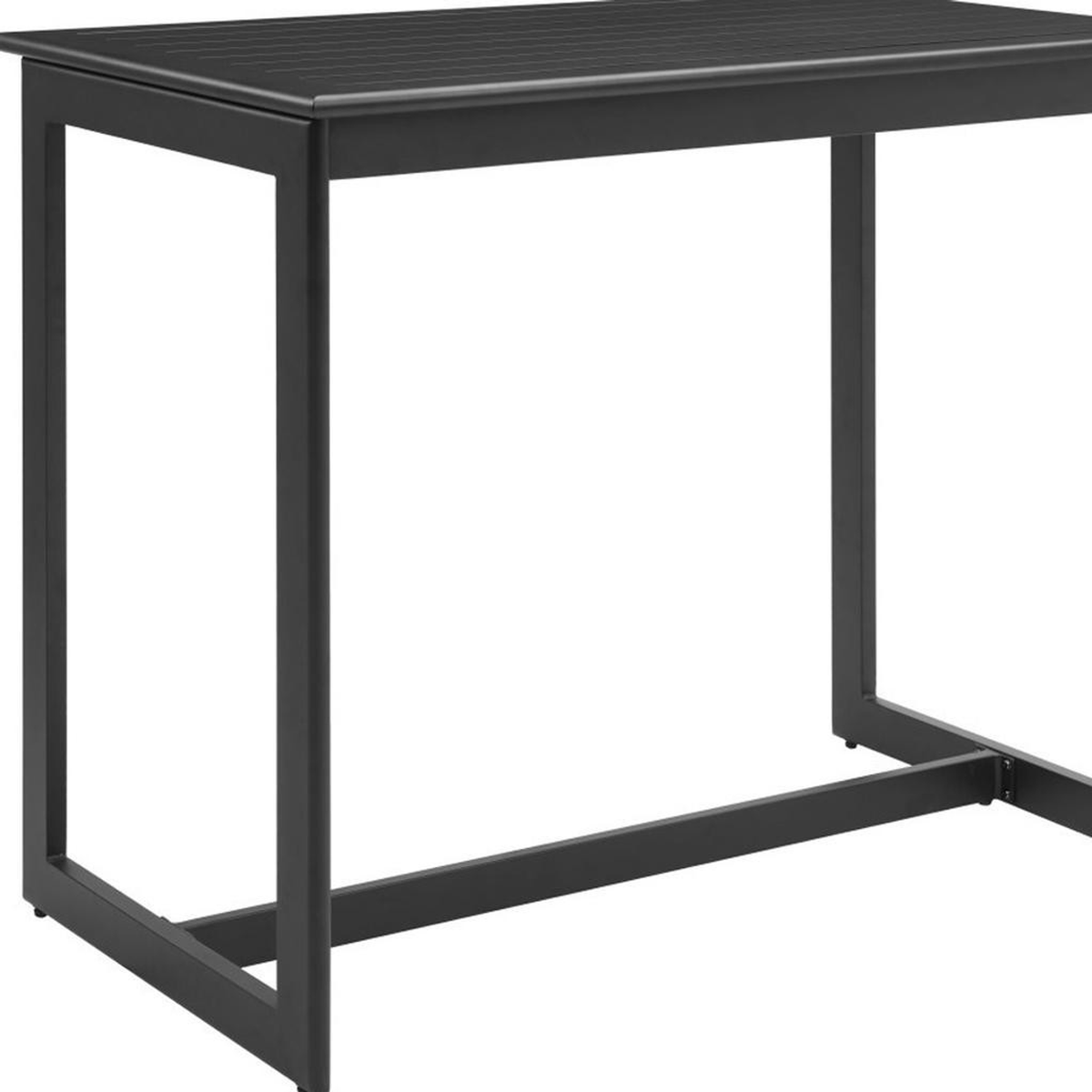 Aluminum Slat Outdoor Bar Table