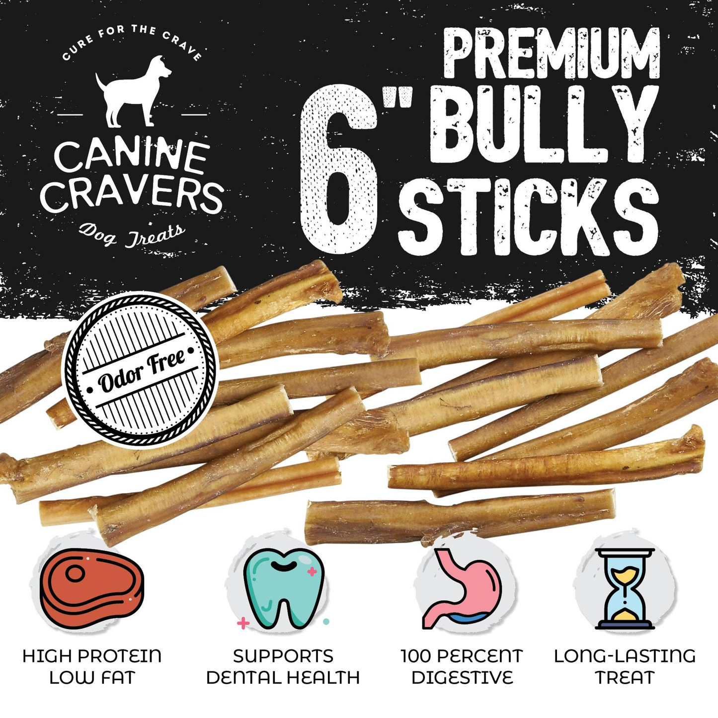 Premium Beef Bully Sticks for Dogs