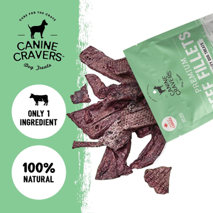 Premium Beef Fillets Dog Treats