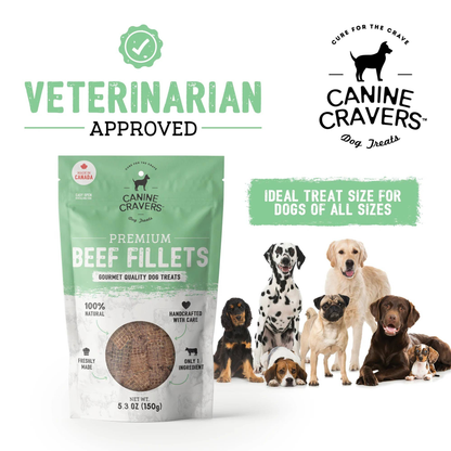 Premium Beef Fillets Dog Treats