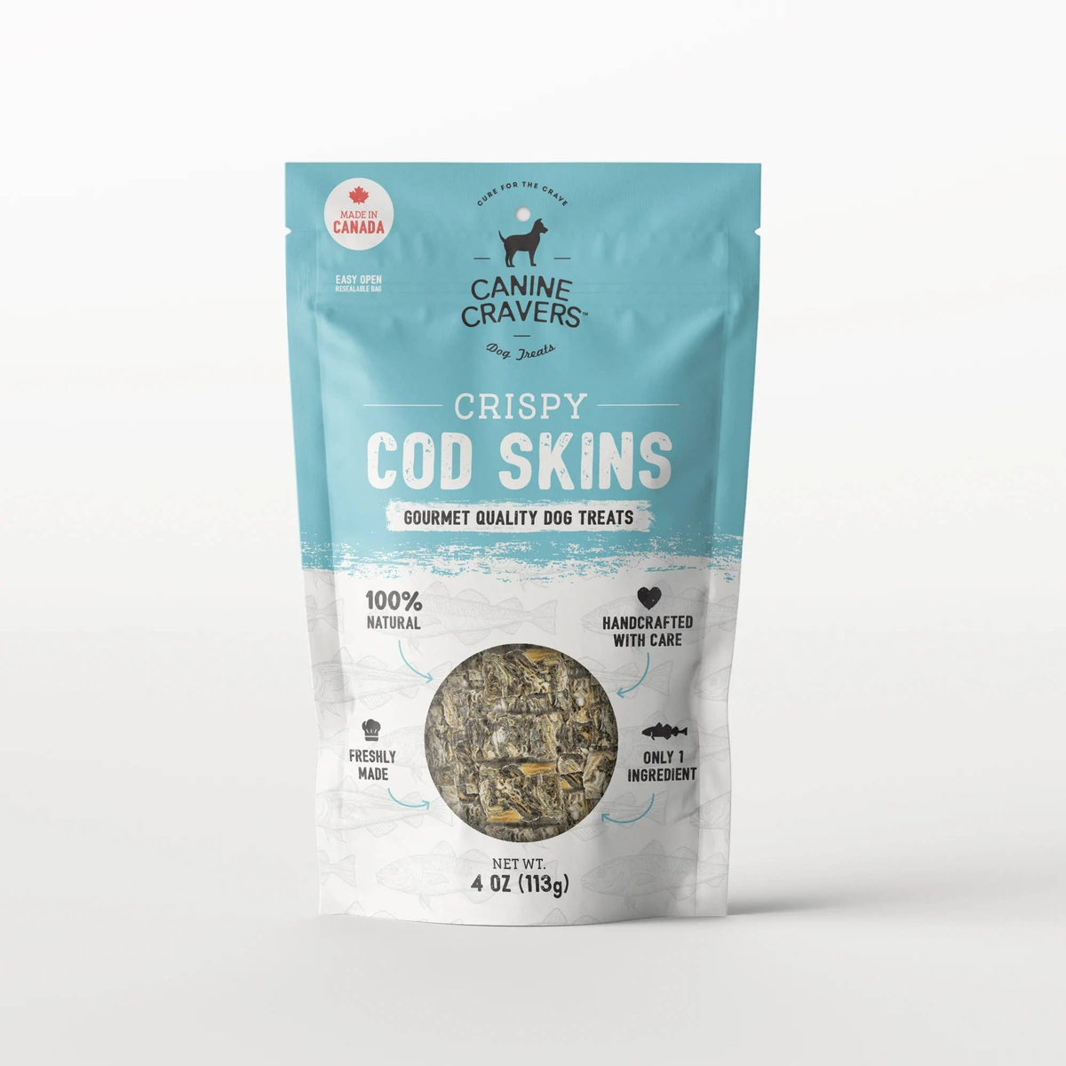 Crispy Cod Skins Dog Treats