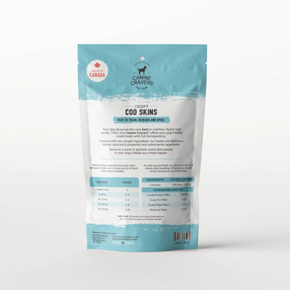 Crispy Cod Skins Dog Treats