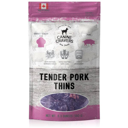 Tender Pork Thins Dog Treats