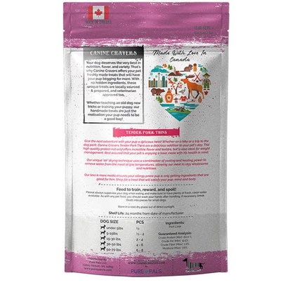 Tender Pork Thins Dog Treats