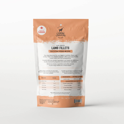 Premium Lamb Fillets Dog Treats