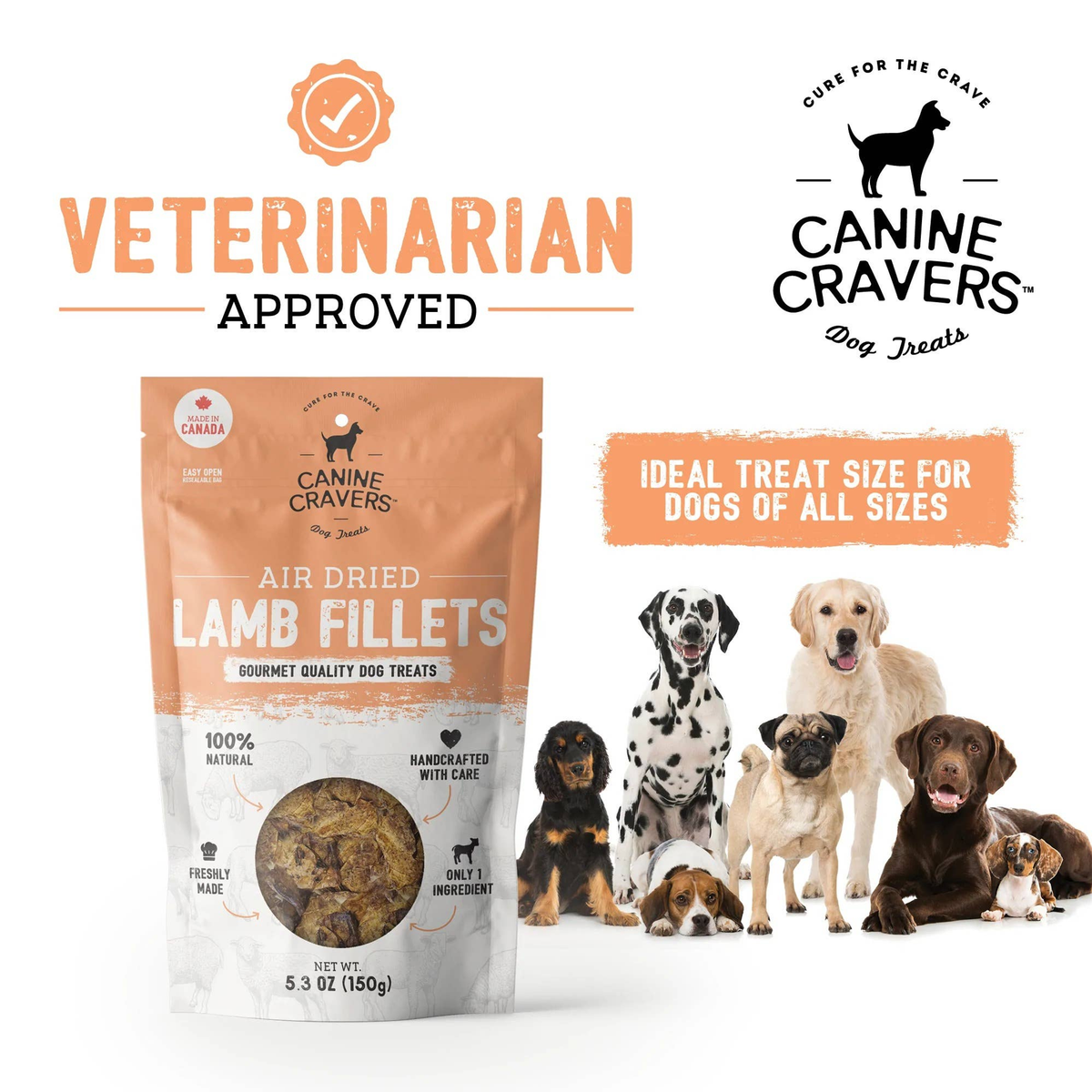 Premium Lamb Fillets Dog Treats
