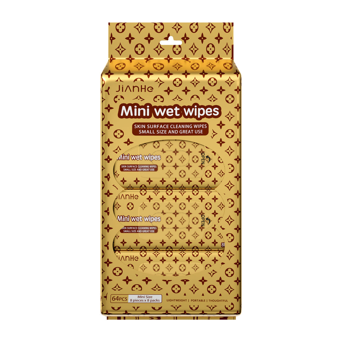 Mini Wet Wipes for Hand and Face Cleaning product image 4